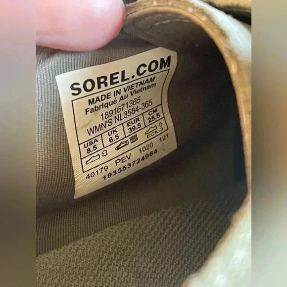 SOREL | Sage Ona Plus Suede Slip-On Sneaker Women’s Size 8.5 - Picture 7 of 7